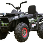 Atv electric Nichiduta Desert cu roti din cauciuc EVA scaun piele si pornire la cheie 12V Army