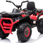 Atv electric Nichiduta Desert cu roti din cauciuc EVA scaun piele si pornire la cheie 12V Red