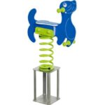 Balansoar Pe Arc Pentru Copii Foca, HDPE, Cu Prindere In Beton KBT