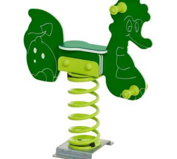 Balansoar pe arc pentru copii Dragon, HDPE, cu prindere pe beton KBT