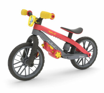 Bicicleta de echilibru, Chillafish, BMXie Moto, Cu suruburi si surubelnita pentru copii, Cu sunete reale Vroom Vroom, Cu sa reglabila, Greutatate 3.8 Kg, 12 inch, Pentru 2 – 5 ani, Red