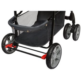 Carucior sport Lionelo Emma Plus Cu tavita, 2 Suporturi pentru pahar, Geanta accesorii, Standard de siguranta EN1888-1 Pink Scandi