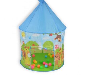 Cort de joaca Yurt cu 25 bile colorate, 3 ani +