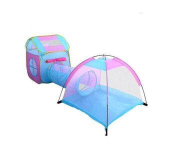 Cort de joaca si tunel pentru copii 3 in 1 Bebeking