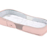 Geanta scutece si patut Kikkaboo 2 in 1 Bear Pink