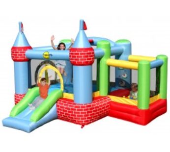 Happy Hop – Spatiu de joaca gonflabil pentru sarit – Castel cu loc de joaca cu bile