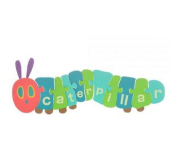 Joc puzzle din lemn The Very Hungry Caterpillar. 48 cm