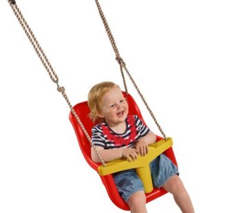 Leagan pentru copii Luxe PP rosu galben