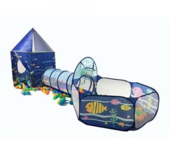 Loc de joaca 3 in 1Aquarium : Cort, tunel si piscina