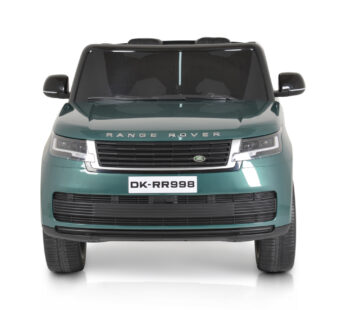 Masinuta electrica pentru copii Range Rover Painted Green 24V 480W cu 2 locuri si echipare Premium, panou audio, lumini, roti din spuma Eva, Oglinzi retrovizoare si scaun din piele