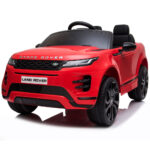 Masinuta electrica 12V cu scaun piele si roti EVA Range Rover Red