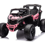 Masinuta electrica 12V cu telecomanda 2.4G Can Am Marverick UTV Light Pink