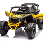 Masinuta electrica 12V cu telecomanda 2.4G Can Am Marverick UTV Yellow