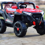 Masinuta electrica 12V cu telecomanda si scaun din piele Nichiduta Super Car Red