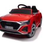 Masinuta electrica copii, Audi SQ8, 70W 12V, tip SUV, cu roti moi si scaun tapitat, echipare premium, rosie