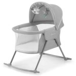 Patut 3in1 KinderKraft Lovi, 0 - 9kg, cadru otel (Gri)