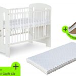 Patut Klups Safari Giraffe Alb + Saltea 10