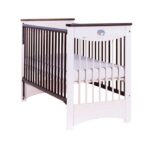 Patut pentru copii Drewex Mocca Culisant Alb + Saltea Cocos 12 cm