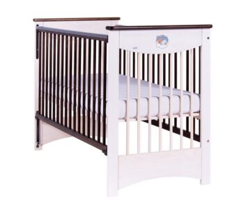 Patut pentru copii Mocca Culisant Alb + Saltea Cocos 8 Cm