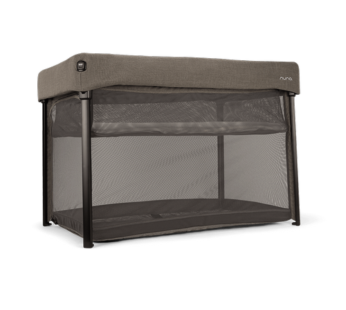 Patut pliabil Nuna Paal, 0 – 15kg (Negru/Gri)