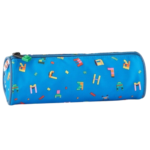Penar cilindric neechipat LEGO V-Line - design Alphabet (Albastru)