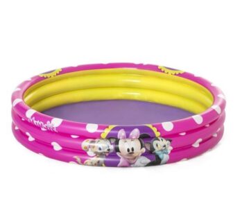Piscina Minnie Mouse gonflabila, pentru copii 2 ani+, Bestway 91079, 122 x 25 cm, 140 litri