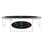 Plasa saritura pentru trambulina 430-Gri Level