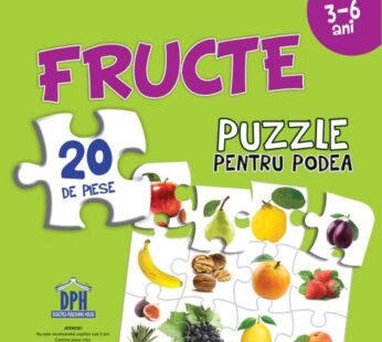 Puzzle pentru podea – Fructe – 3-6 Ani