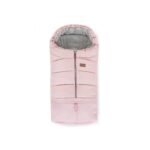 Sac de iarna, Petite&Mars, Jibot, Pentru carucior, landou sau scaun auto, 100x48 cm, Impermeabil, Cu elemente reflectorizante, Extensibil, 3 in 1, Dusty Pink
