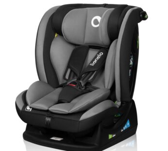 Scaun auto, Lionelo, Aart i-Size, Cu spatar inclinabil in 4 pozitii, Cu tetiera reglabila in 13 pozitii, 0-36 Kg, 40-150 cm, Cu centura siguranta in 3 puncte, Conform cu ECE R129/03, Gri