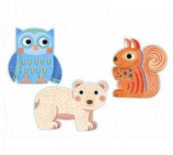 Set Puzzle-uri evolutive Djeco animale