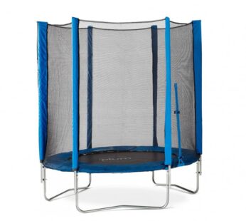 Set trambulina cu plasa de protectie Junior Blue 140 cm Plum