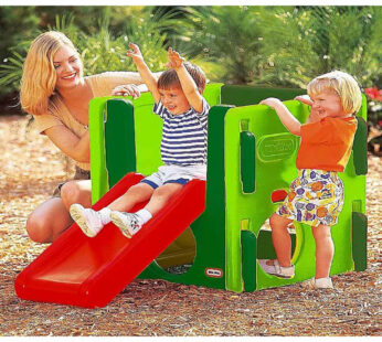 Spatiu de joaca Little Tikes junior cu tobogan verde