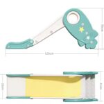 Tobogan pliabil pentru exterior sau interior Nichiduta Garden Rocket Star Verde