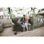 Carucior sport FreeON Diamond, Pliabil tip troler, Cadru din aluminiu, 6.8 Kg, Spatar reglabil, Pliere compacta pentru avion, Cu maner pentru transport, Suport pentru sticla, Standard de siguranta EN 1888-12018 Black