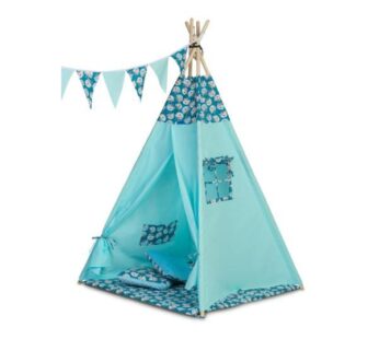 Cort de joaca pentru copii Tipi Tent Verde Menta, Toys by Caretero