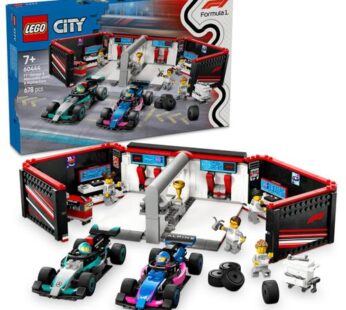 LEGO® City – Garaj F1® si masini Mercedes-AMG si Alpine 60444, 678 piese