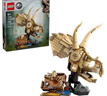 Lego Jurassic World Fosile de Dinozaur Craniu de Triceratops 76969