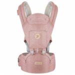 Marsupiu ergonomic 6 in 1 Colibro Honey cu scaun detasabil Sweet pink