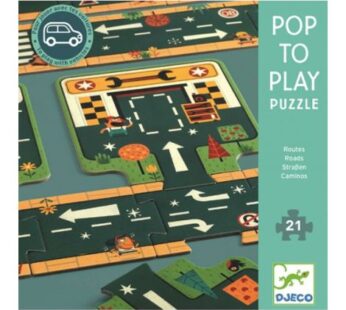 Puzzle gigant Djeco Drumuri