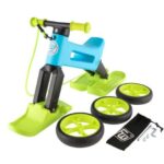 Bicicleta copii 2-5 ani, fara pedale, Funny Wheels Rider Supersport Yetti In Aqua Lime, FUNNY WHEELS RIDER FWYETTIAQUA