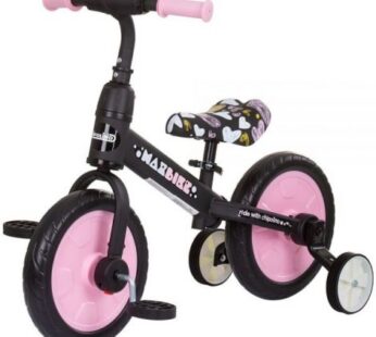 Bicicleta copii 2-5 ani, fara pedale, In Max Bike Pink, Chipolino DIKMB0234PI