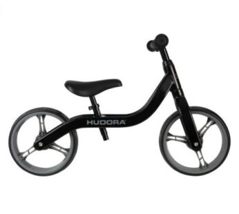 Bicicleta copii 2-5 ani, fara pedale, Ultralight Alu Neagră, Hudora 162.10422