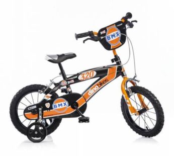Bicicleta copii 3-5 ani, 14 inch, Bmx, Dino Bikes DN145XC