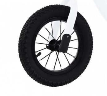 Bicicleta pentru copii Novokids SplendOr Balance Bike 120 Alb, pedagogica fara pedale, cu Roti gonflabile din cauciuc de 12 inch, 1-5 ani, Maxim 30 kg, Cadru otel, Ghidon si sa reglabile pe inaltime