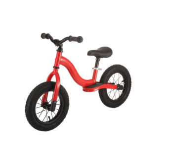 Bicicleta pentru copii Novokids SplendOr Balance Bike 120 Rosu, pedagogica fara pedale, cu Roti gonflabile din cauciuc de 12 inch, 1-5 ani, Maxim 30 kg, Cadru otel, Ghidon si sa reglabile pe inaltime