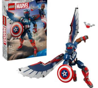LEGO® Marvel – Batalia dintre Capitanul America si Hulk rosu 76296, 359 piese
