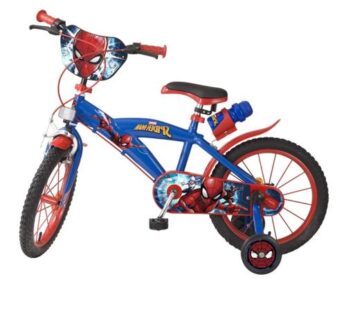 Bicicleta pentru copii Huffy Spiderman, roti 14inch, Albastru