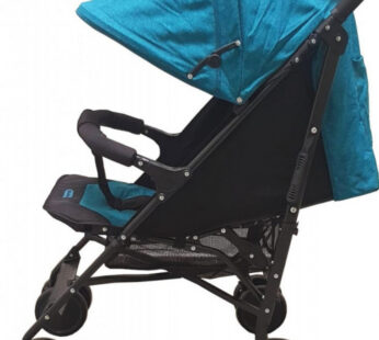 Carucior pentru copii Baby Care Pro 803B Turquoise pliere tip umbrela, Sport, Spatar reglabil in 7 trepte, Pozitie somn, Amortizoare, Cadru din aluminiu
