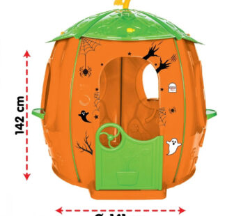 Casuta de gradina pentru copii Pilsan Pumpkin, utilizare interiorexterior,plastic rezistent UV,design realist,usa si ferestre functionale